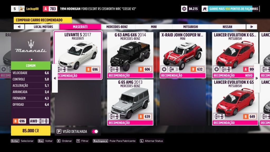Forza Horizon 5 - carros para comprar (2)
