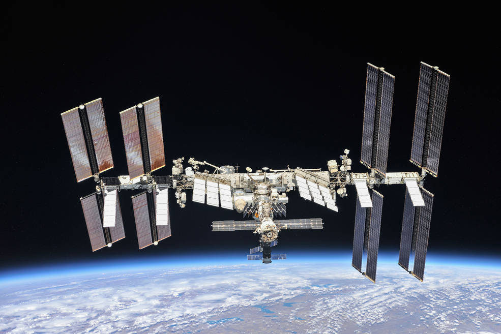 Estação Espacial Internacional, onde crescem pimentas
