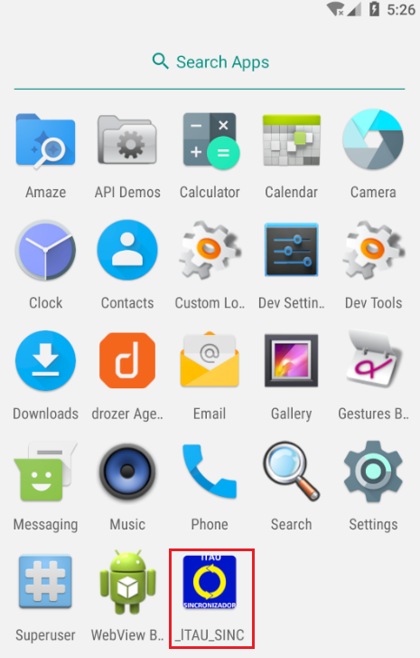 Figure 2 Cyble Itau Unibanco Android Malware App Icon and Name