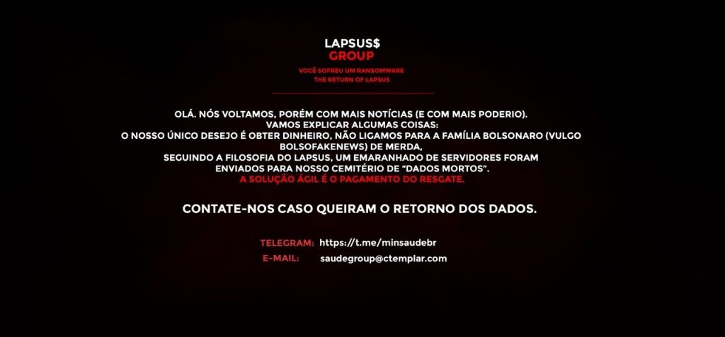 Lapsus Group ConecteSUS
