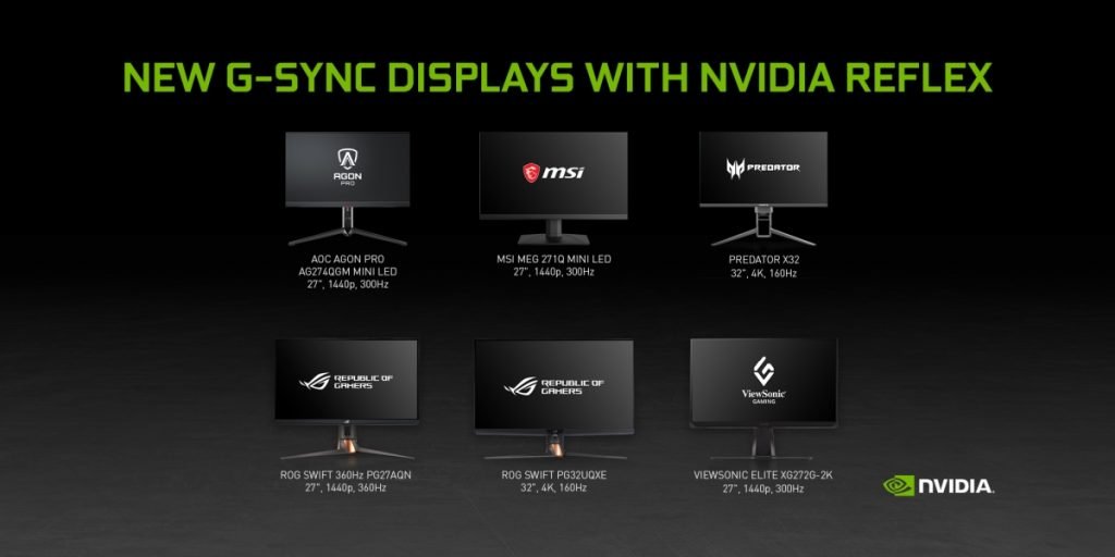Monitores da Nvidia para esports