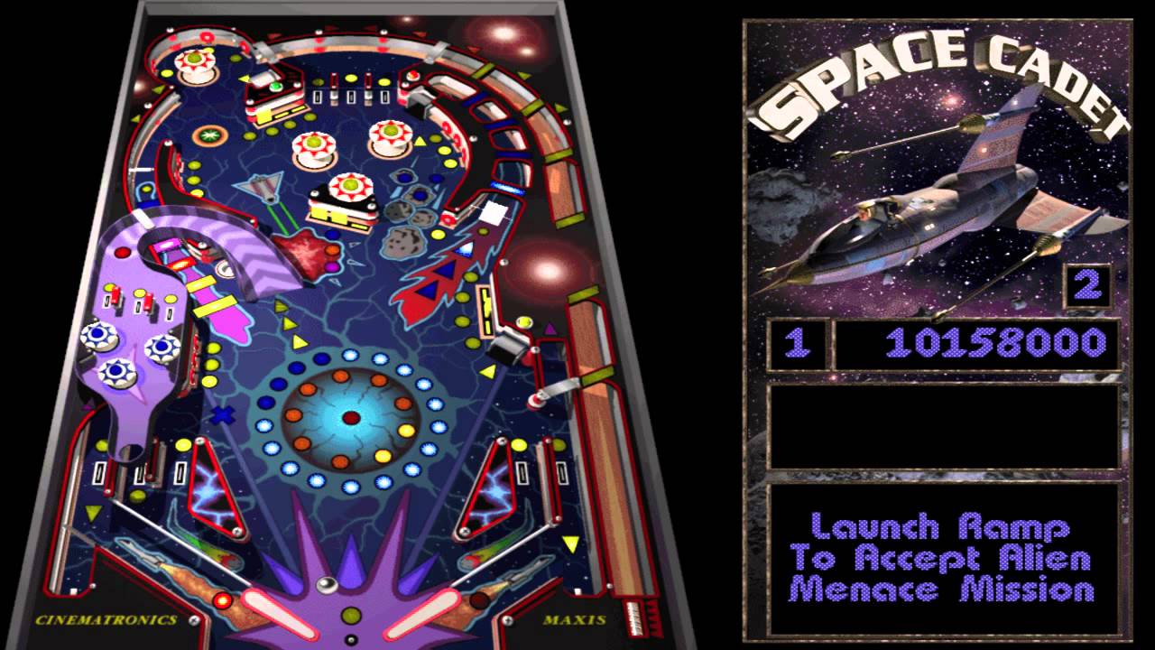 windows games 3d pinball space cadet