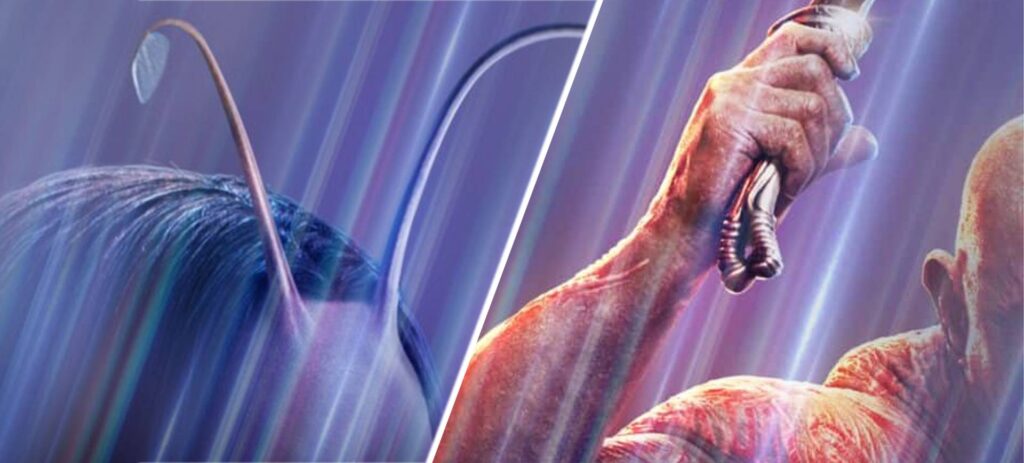Disney+ brings new episodes of LEGENDS from Marvel brings the story of the characters Mantis (left) and Drax (right), members of the Guardians of the Galaxy