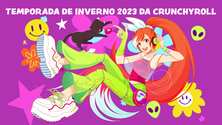 Crunchyroll: Lista de lançamentos de Animes e Dublagens da Temporada de  inverno de 2024.