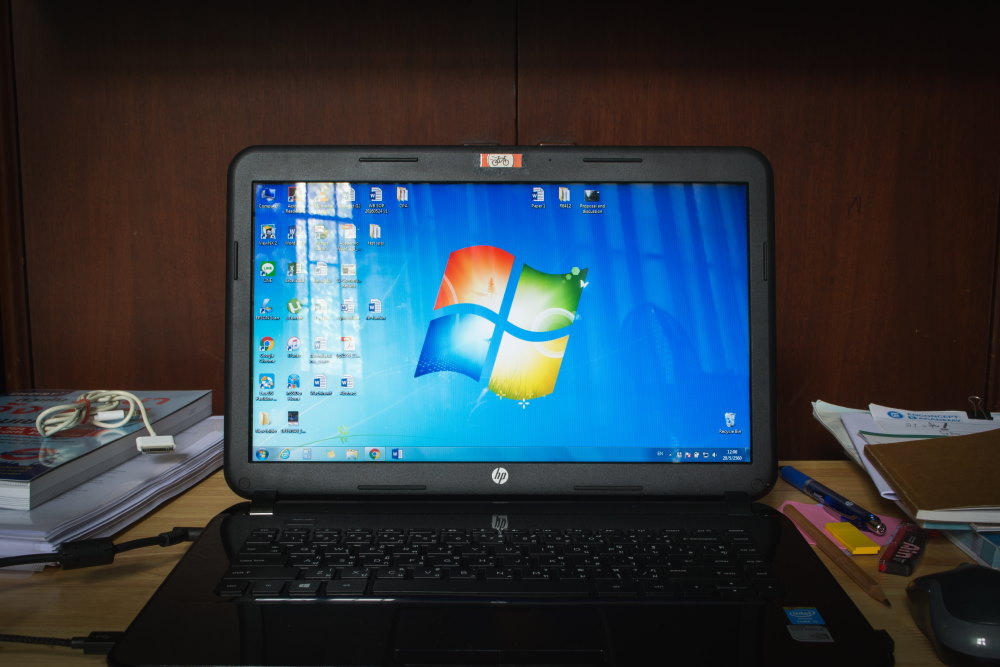 Laptop with Windows 7