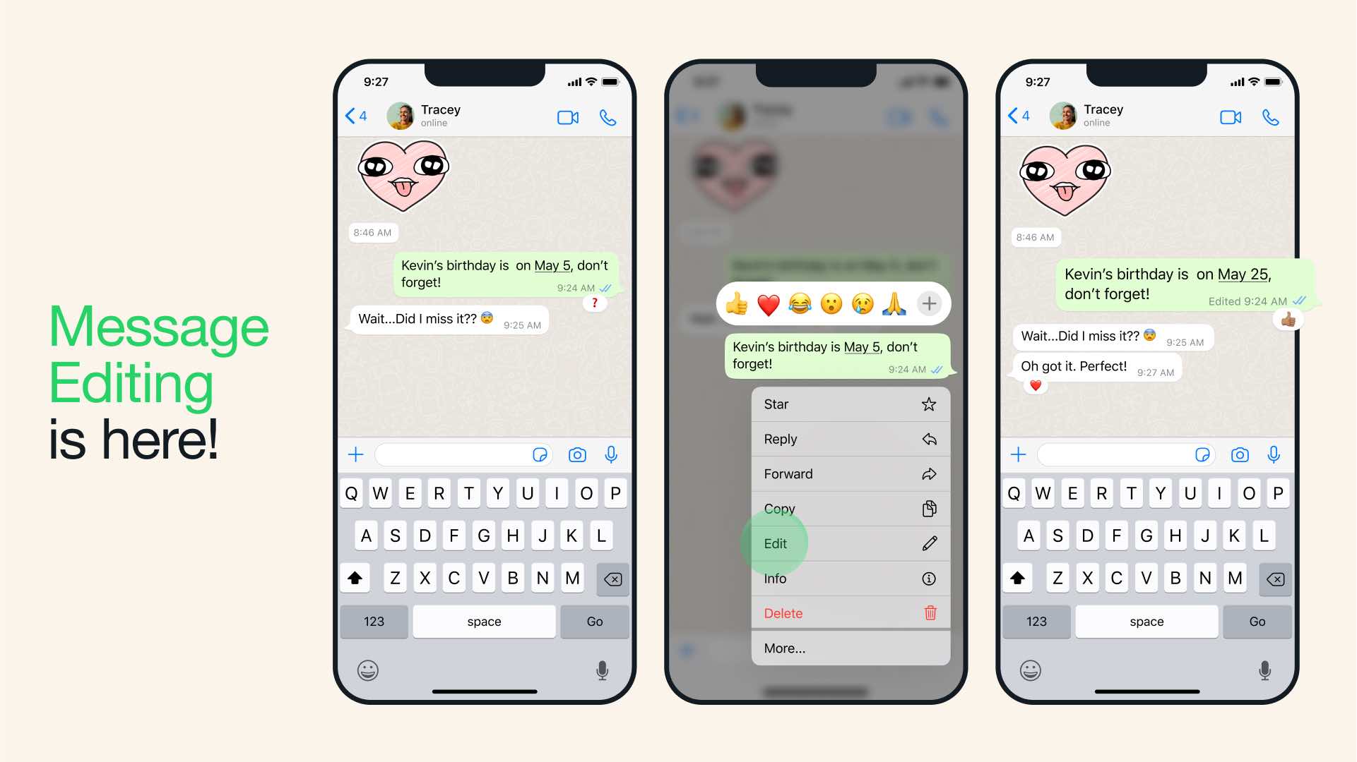 WhatsApp libera editar mensagens no app
