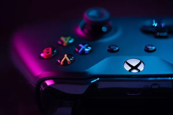 Foto de controle do Xbox