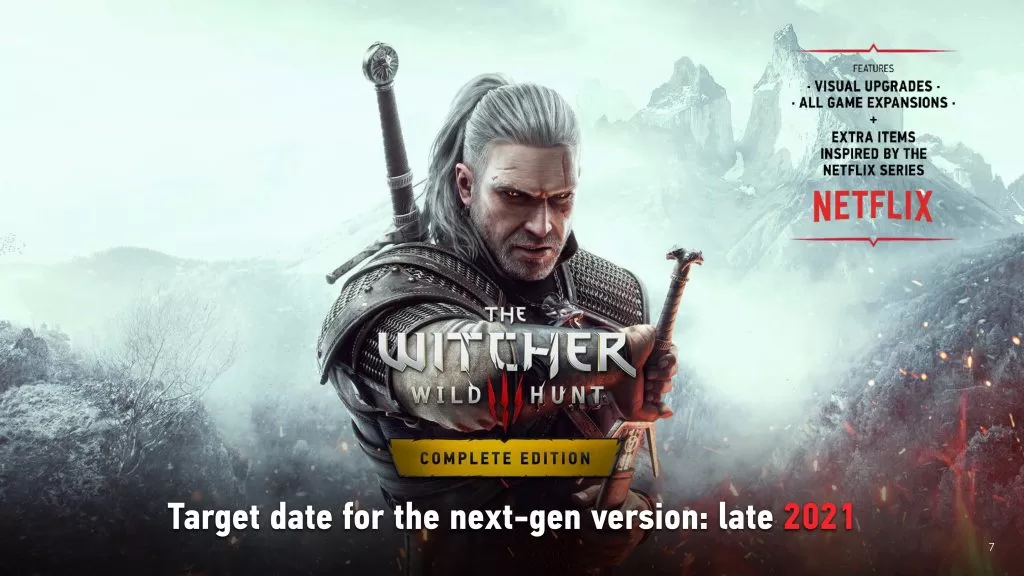 Previsão de atualização de The Witcher 3 para os consoles de nova geração