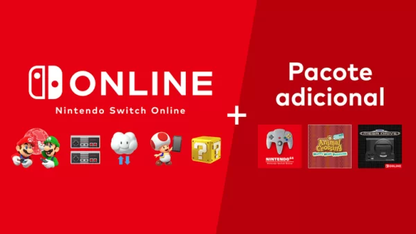 Pacote adicional Nintendo Switch Online