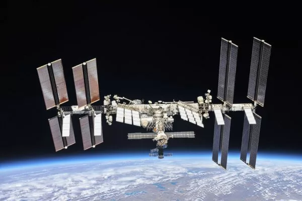 Estação Espacial Internacional, que foi usada como refúgio contra teste russo anti-satélite