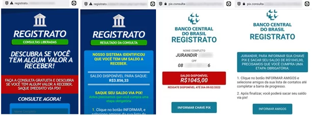 Golpe no WhatsApp mira brasileiros cadastrados no site 'Valores a Receber' do Banco Central