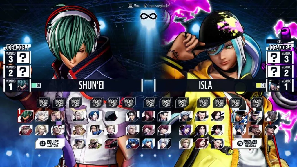 Elenco - The King of Fighters XV