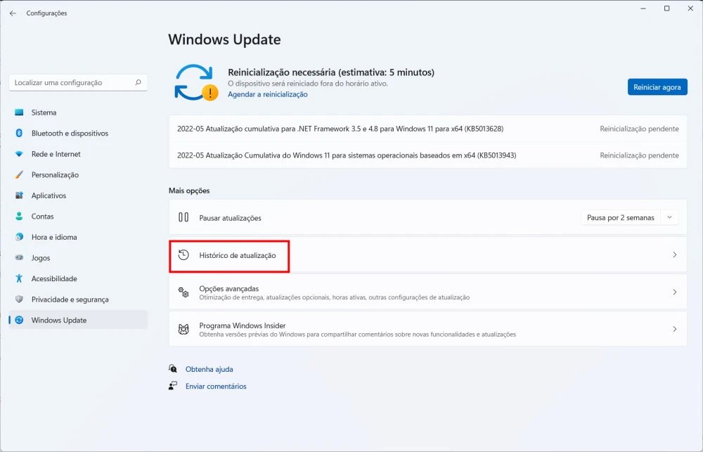 How to Remove a Windows 11 Update - Step 2