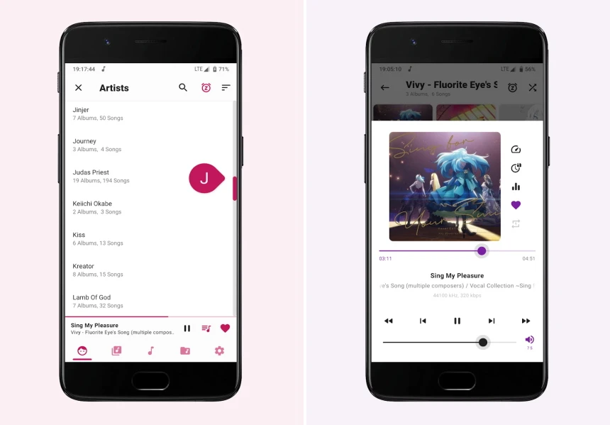 Music Player Go - 5 melhores players de música para Android