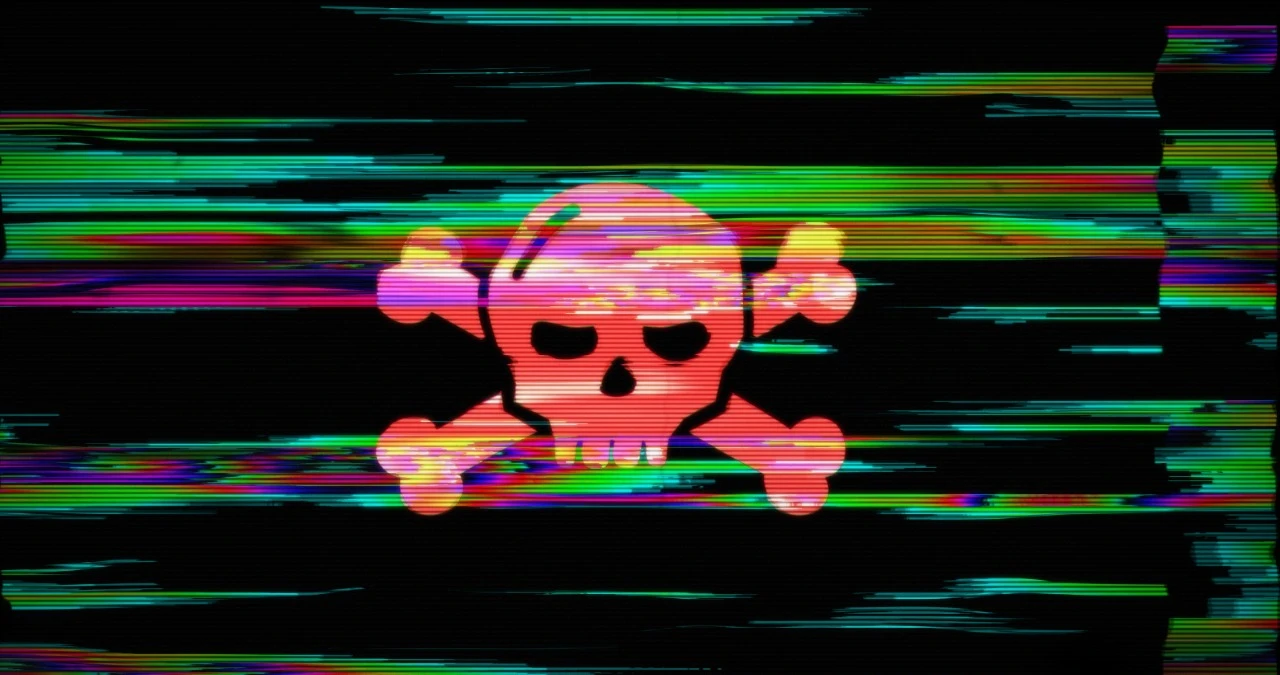 Ilustração de pirataria