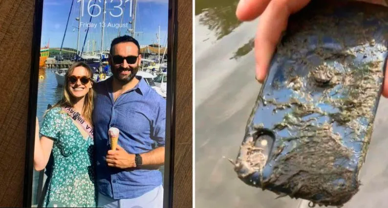 iPhone cai no rio, é encontrado e funciona 10 meses depois 