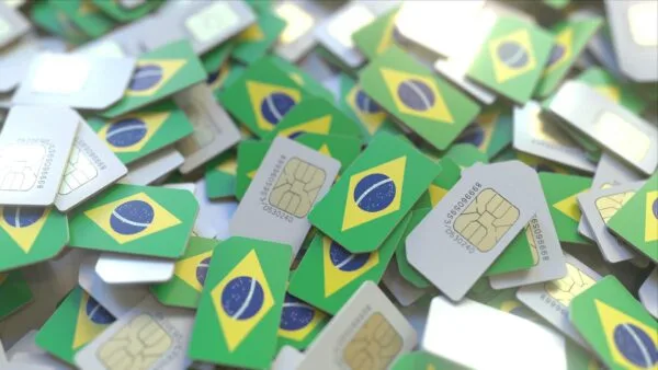 SIM card chip 5G Brasil