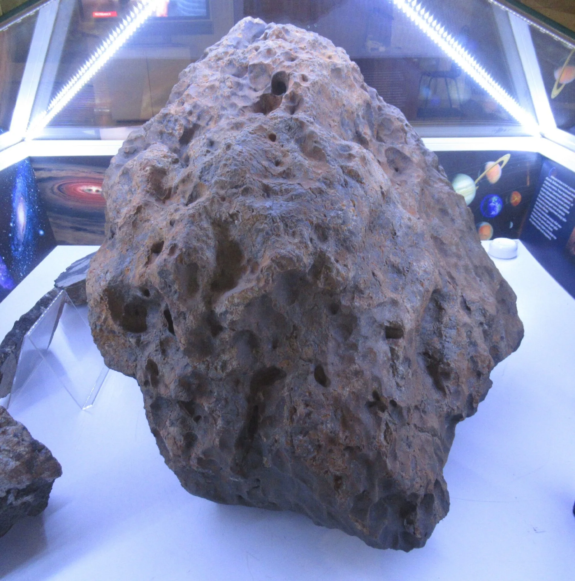 Image of a fragment of the Chelyabinsk Meteor